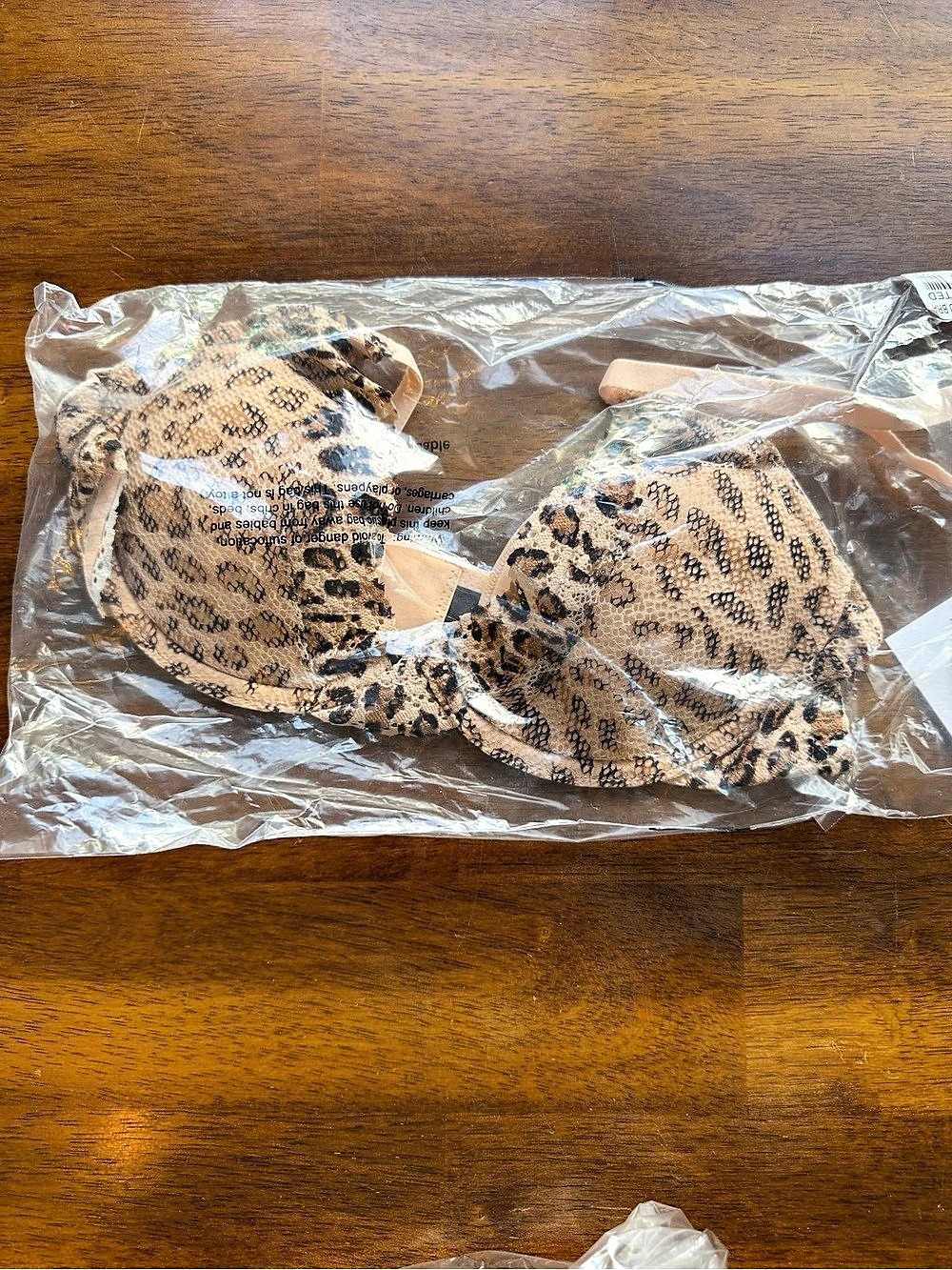 Leopard Print Bra